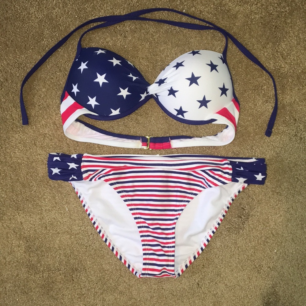 American flag bikini set